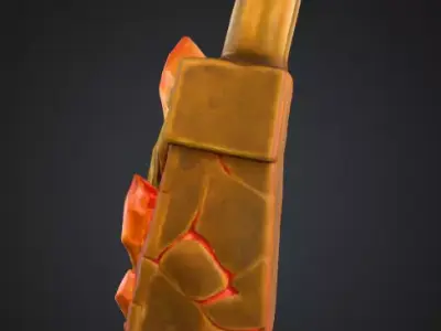 Ember Lock Low-poly 3D model