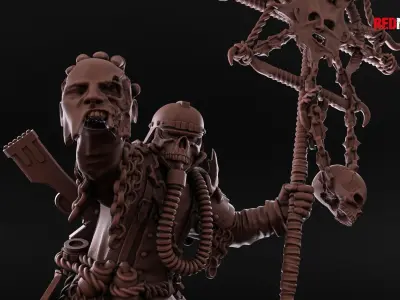 Renegade Death Division - Command Squad - Heretics 3D print model