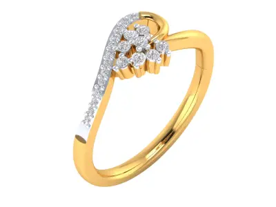  Women Ring Render 3dm STL MTL SLC JCD OBJ FBX Details 3D print model 42