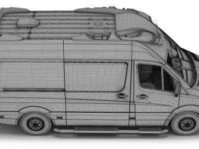 Mercedes-Benz Sprinter Dutch Ambulance 3D model