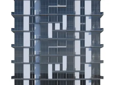 Waterfront Building 3D model