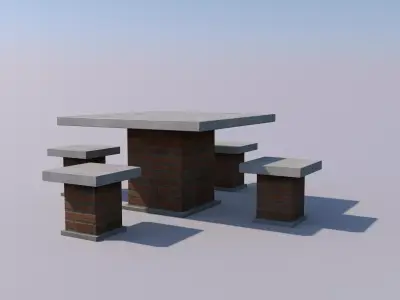 Street Seats 3D model