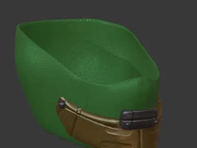Gas mask helmet 3d model scifi Low-poly  Low-poly 3D model 266