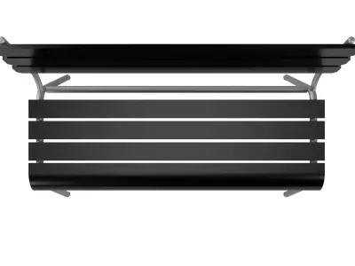 Metal bench 3D model
