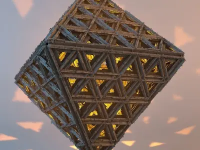 Sci-Fi Shapes Impeetus The Sign of Energy 3D model