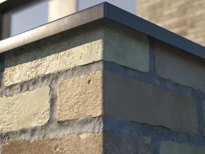 Beige rustic brick wall texture Texture