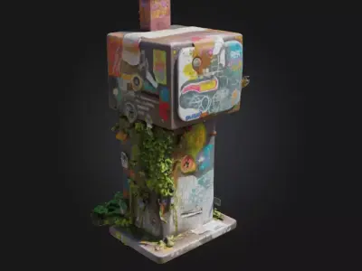 Urban Relic  Faded Glory of a Forgotten Cityscape 3D model