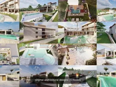 original architectural designs 3D Model Pack