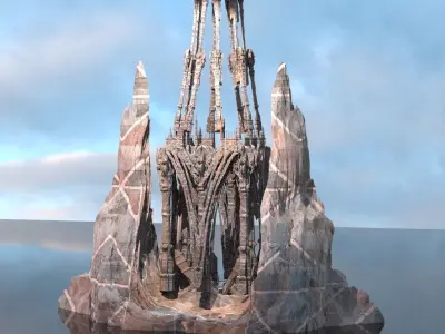 Al Khali Titan Tower 3D model