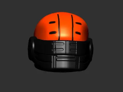 helmet high poly sculpt 3d printable ver 7 3D model 3D model 132