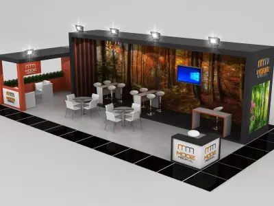 Mode MKL Size 5m x 12 m  Height 350 cm 3D model