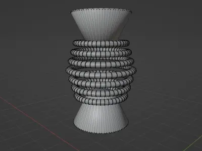 Futuristic Lamp  3D model
