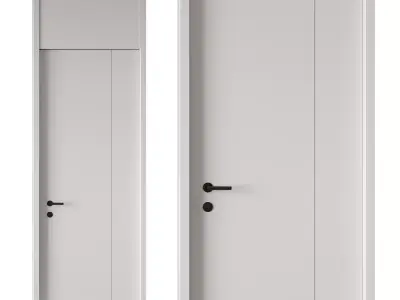 Door set 10 3D model