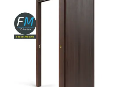Sliding door 3D model shop