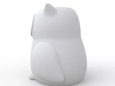 Owl Candle Holder 3D Print Model 3D print model