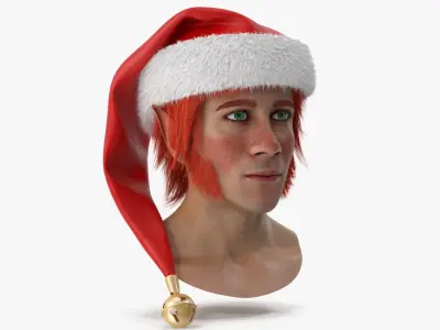  Christmas Elf Head 