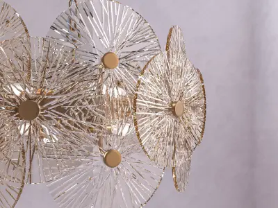 Maytoni Aster Ceiling Light - Art Deco 3D model