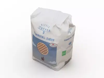 Pack of Sugar 3D model