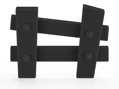 Stylized fance model game rady Low-poly 3D model