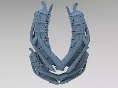 Sci fi Trinity elite tower 7  3D model