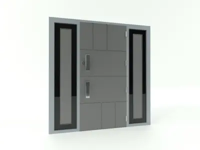 Door sets 2 3D model