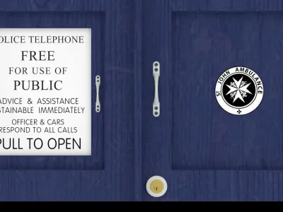 TARDIS police box 3D model