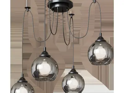 Chandelier VITALUCE Reflection 4xE27 max 60W 3D model purchase