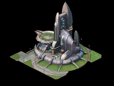 Mechanical Building - Fleet Lord 3D model