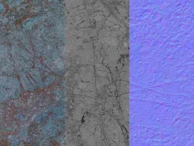 Blue Marble Seamless Texture Texture