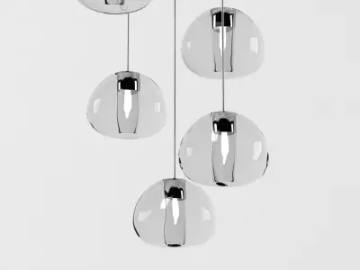 Terzani Mezu Hanging Lamp 3D model