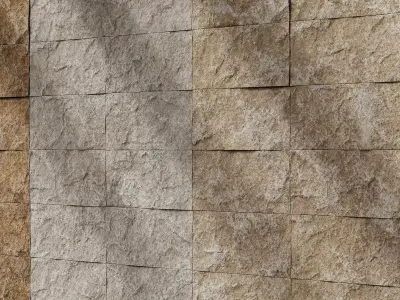 Split Face Travertine 07 - Seamless Texture