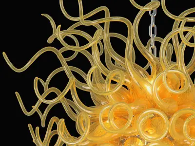 890007 Artglass Lightstar Hanging Lamp 3D model