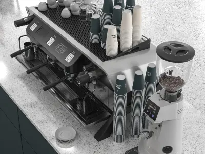 New Order Cafe 3D model