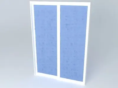 portaedson sliding door with fabric Free 3D model