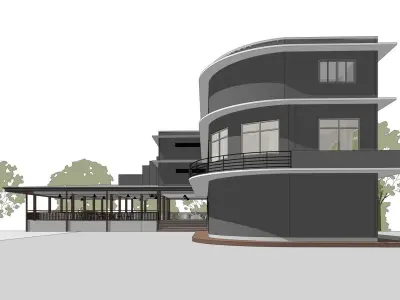 Old building renovation 3D model