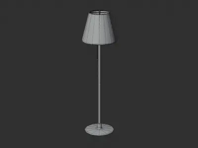 Lamp standing 01 3D model