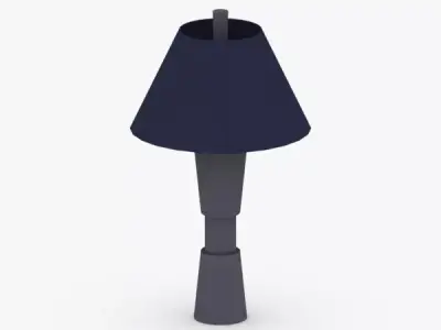 1368 - Table Lamp Low-poly 3D model