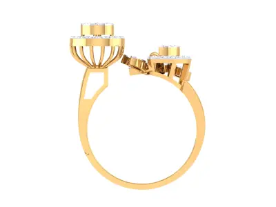  Women Ring MTL 3dm STL OBJ FBX Details 3D print model 102