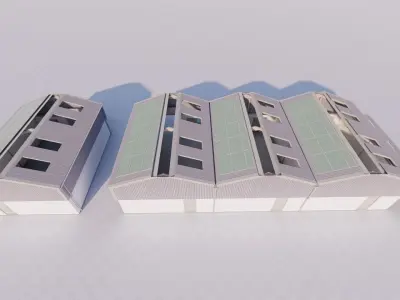 Warehouse-Warehouse Building 3D model