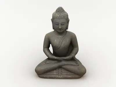 Buddha Statue 005 3D model