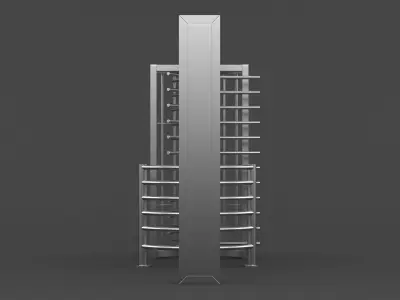 Turnstile Gate 3D model