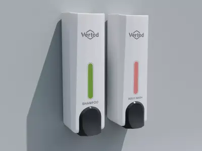 Modern Wall Mounted Soap Dispenser 3D model