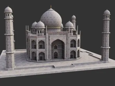 Taj Mahal 3D model