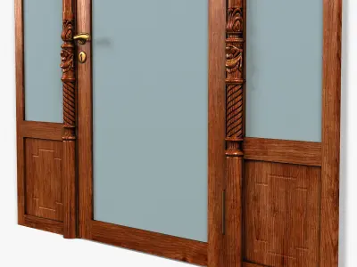 Door0051 victorian door 3D model