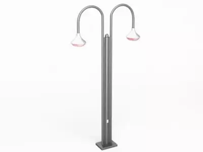 Unique Street Lamp 3D model