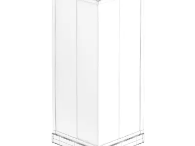 Square Shower 3D model