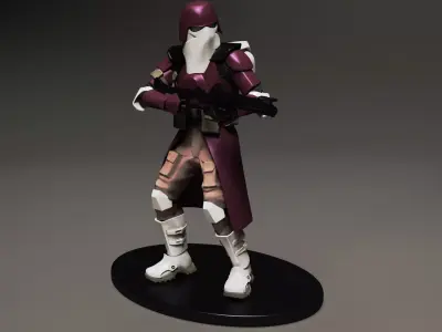 star wars 3d printable clone Galactic Marine Pose 2 3D print model
