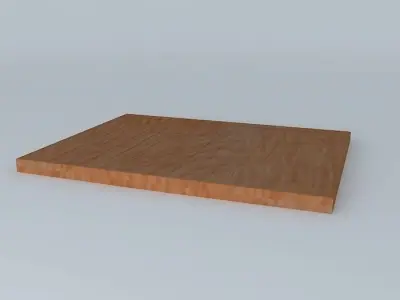Bamboo Floor and Shower Mat Free 3D model