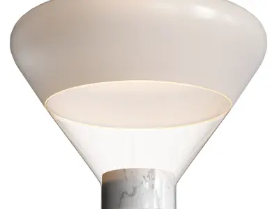 Bella Glass Floor Lamp 3D model