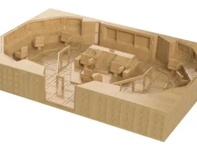 3D files  ruins 3D print model